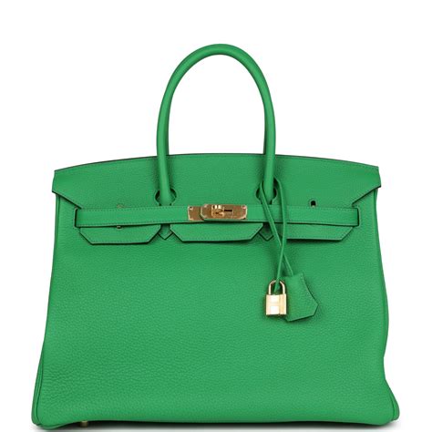 HERMES Togo Birkin 35 Bambou Bamboo 